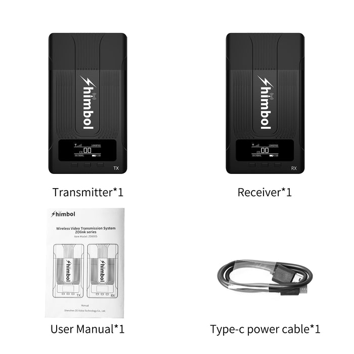 Shimbol ZO600S SDI/HDMI ワイヤレス映像伝送システム