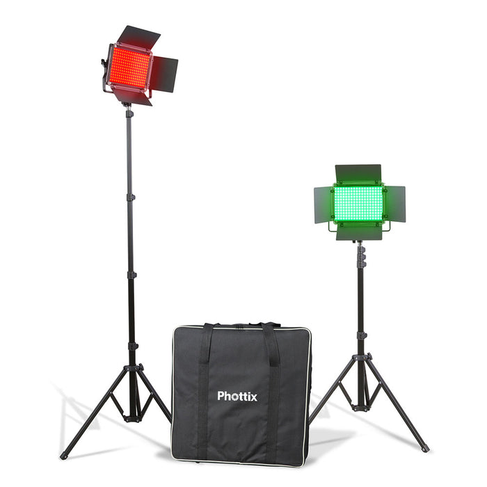 Phottix Kali 50R RGB LED Light Twin Kit Set