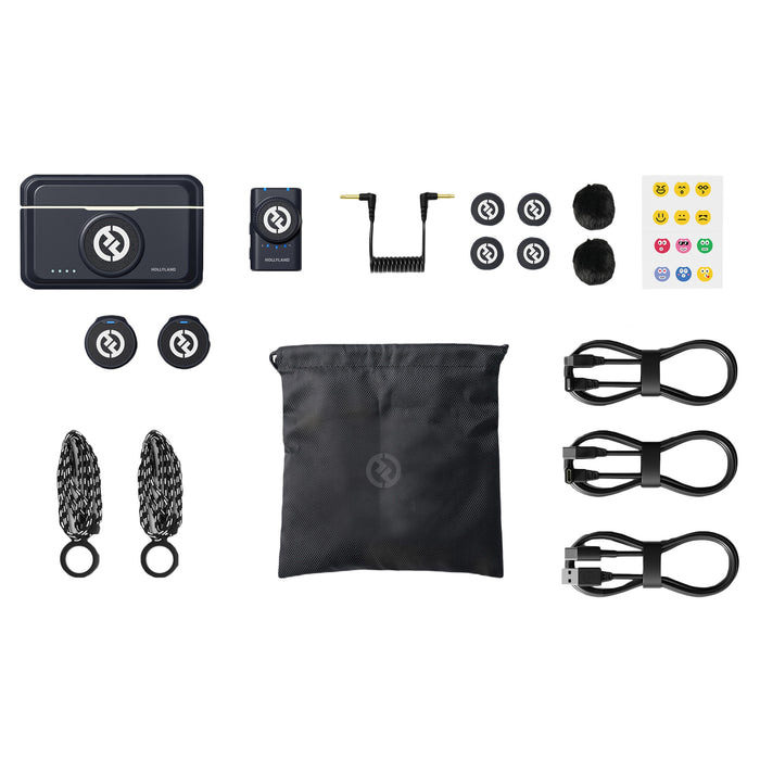 【ブラックフライデー2025】Hollyland ワイヤレスラベリアマイクロホンシステム Lark M2 Camera Ver.(シャインチャコール)