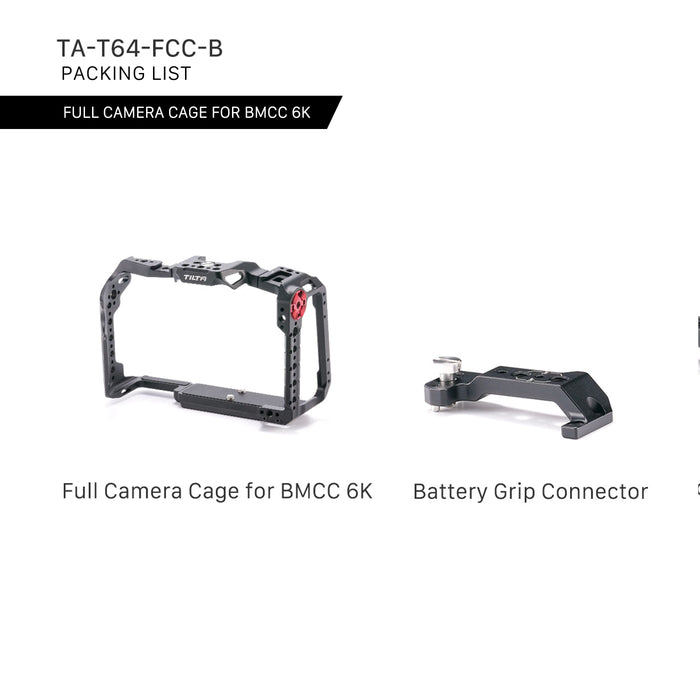 Tilta TA-T64-FCC-B Full Camera Cage for BMCC 6K - Black