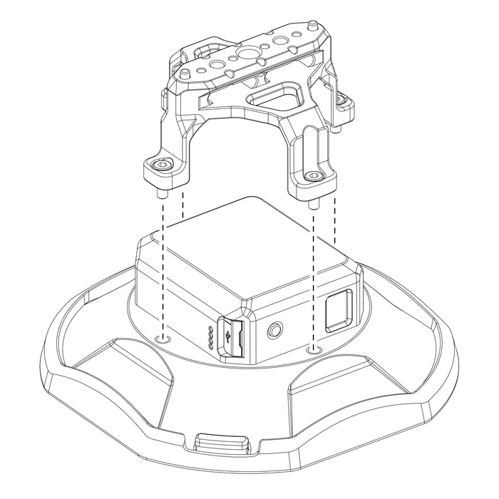 Tilta HDA-ESC-NMB-45 電動吸引サクションカップ(4.5インチ) - NATOマウントブラケット付