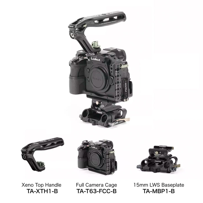 Tilta TA-T63-A-B Camera Cage for Panasonic G9 II Basic Kit - Black