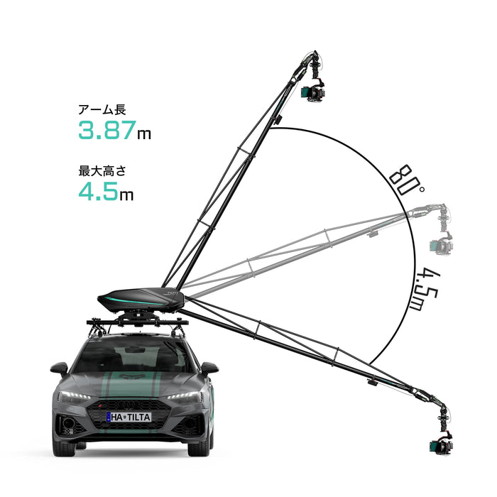 【価格お問い合わせください】Tilta HDA-T08-A-V Hydra Mini Arm Pro Kit - V Mount