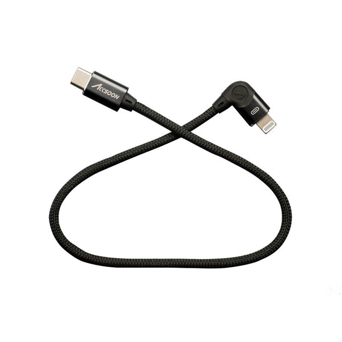 Accsoon XC-UIT02-CL USB-C to Lightning Cable 30cm