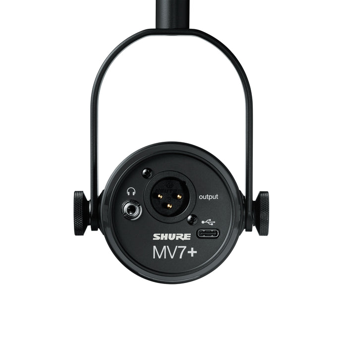 SHURE MV7+-K-J MV7+ ポッドキャストマイクロホン(ブラック)