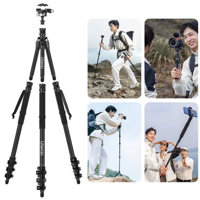 Ulanzi T068 Ulanzi TT35 ハイキングスティック三脚キット