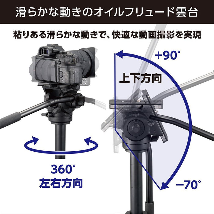 Velbon FHD-63 ベルボンオイルフリュード雲台