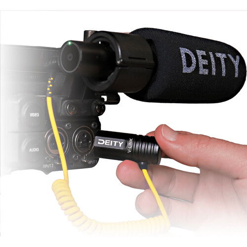 Deity Microphones DTA0211D60 V-Link 3.5mm TRS オス to XLR 3ピン オス マイクアダプターケーブル (12インチ)