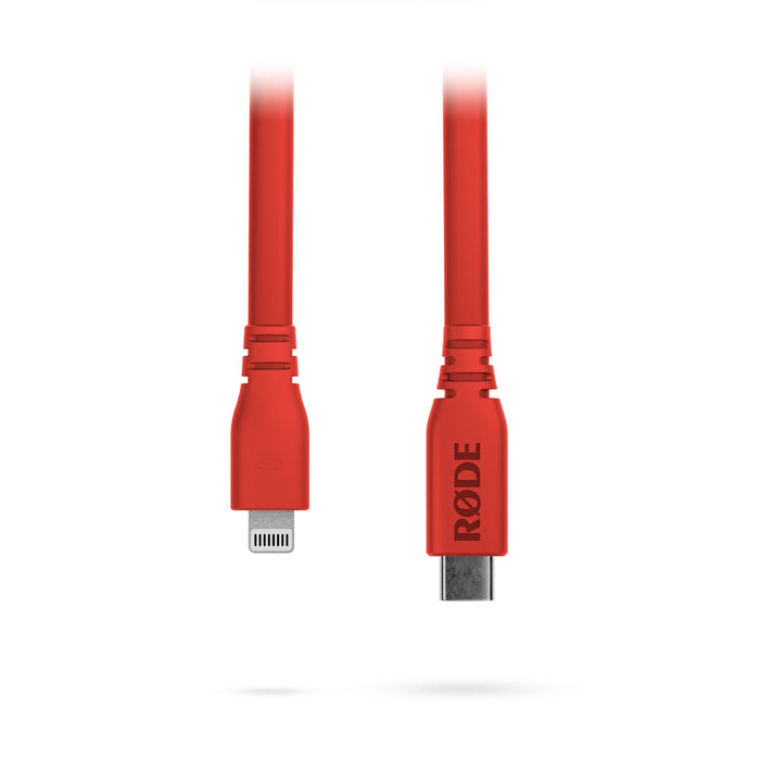 RODE SC19-R SC19 USB-C - Lightninケーブル レッド