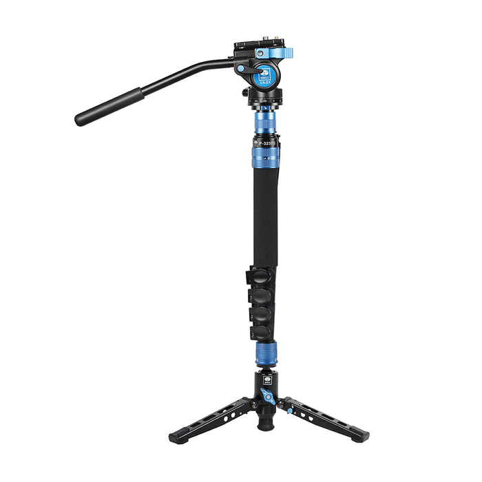 SIRUI P-325FS+VA-5X-JP 自立型5段一脚 S セット(油圧式雲台:VA-5X)