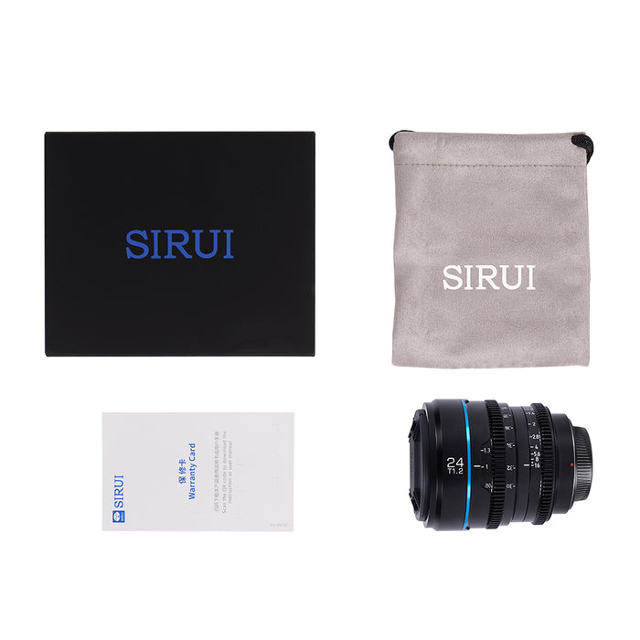 SIRUI MS24X-G-JP シネマレンズ T1.2 APS-C/S35 24mm X/グレー