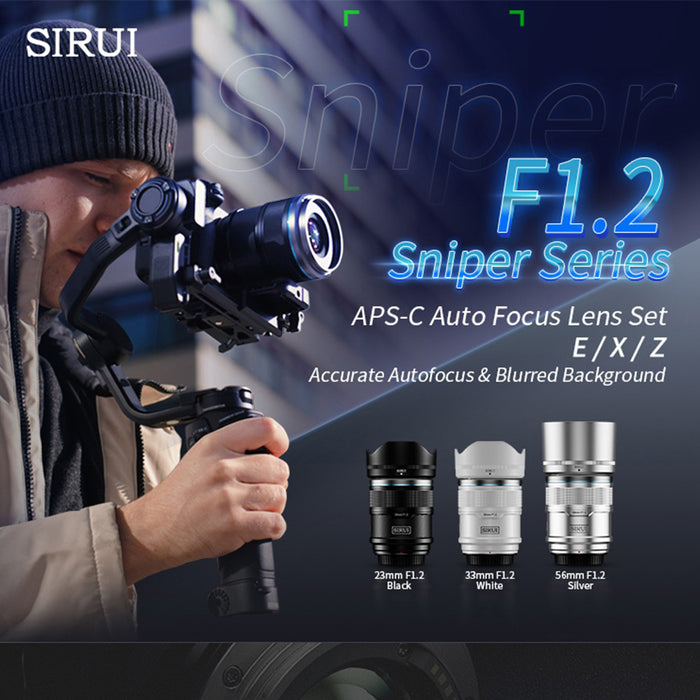 SIRUI 23AS12X-B-JP オートフォーカスレンズ F1.2 APS-C 23mm X/ブラック