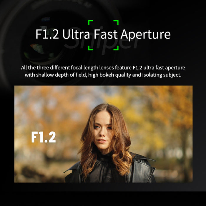 SIRUI 23AS12X-B-JP オートフォーカスレンズ F1.2 APS-C 23mm X/ブラック