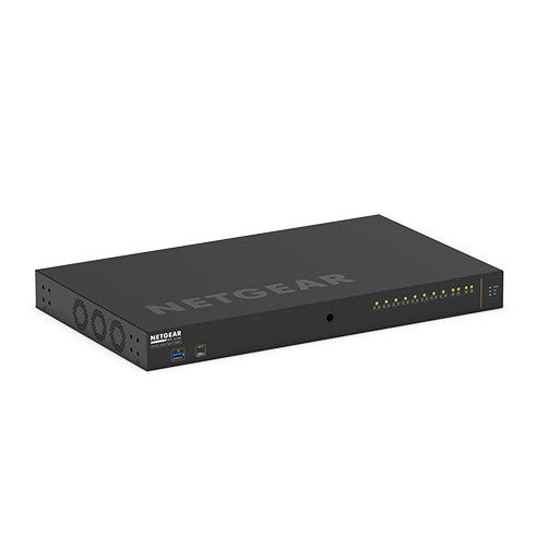 NETGEAR GSM4212UX-100AJS M4250-10G2XF-PoE++　Ultra90 POE++対応(720W) 1Gポート×10 SFP+スロット×2 フルマネージスイッチ