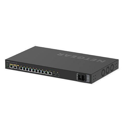 NETGEAR GSM4212UX-100AJS M4250-10G2XF-PoE++　Ultra90 POE++対応(720W) 1Gポート×10 SFP+スロット×2 フルマネージスイッチ