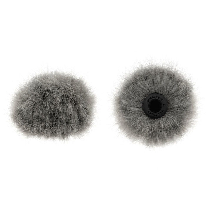 Bubblebee BBI-WP2-M-GY ラベリアマイク用ウィンドシールド ウインドバブルプロ(2個/Mサイズ/グレー/適合マイク直径6～8mm)