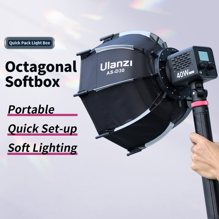 Ulanzi L081GBB1 AS-L30 30cm Mini Bowens Mount Lantern Softbox