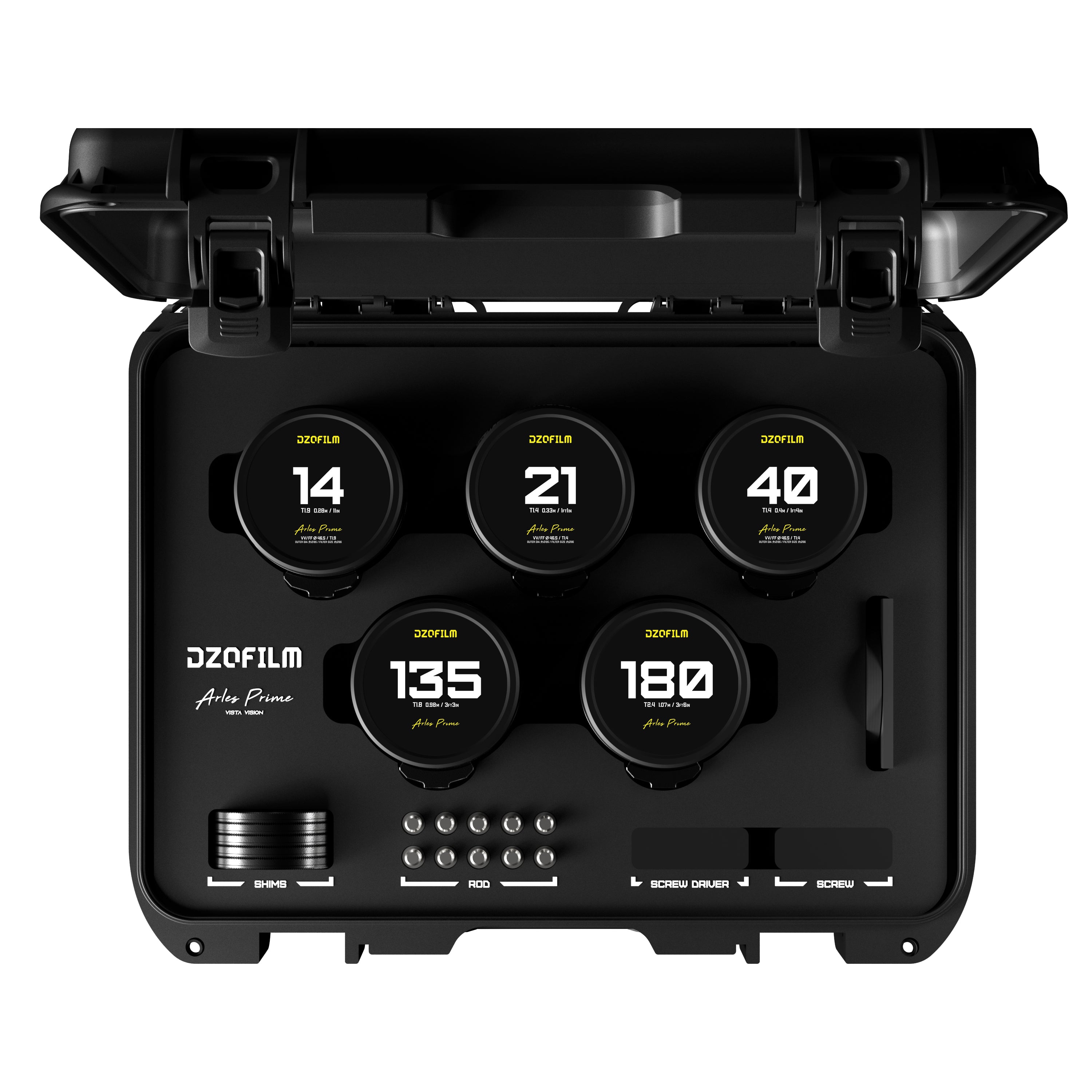 DZOFilm DZO-SAP5B14IPL Arles Prime 14/21/40/135/180mm FF/VV DZOFilm DZO-SAP5B14IPL Arles Prime 14/21/40/135/180mm FF/VV