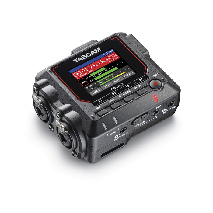 TASCAM FR-AV2 32ビットフロート対応2chポータブルフィールドレコーダー/タイムコードジェネレーター