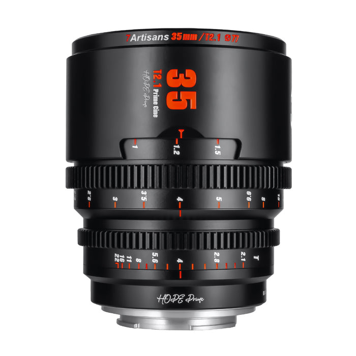 7artisans 7A-HP35T21-RF-B HOPE Prime 35mm T2.1シネマレンズ(キヤノンRFマウント/ブラック)