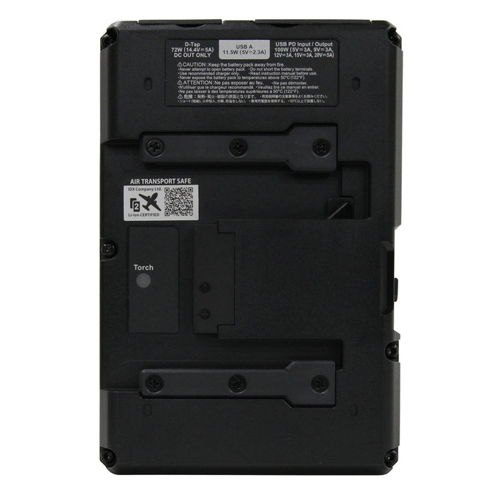 IDX HV-160B 154Wh(28.72V/5.35Ah)28.8V Bマウントタイプリチウムイオンバッテリー