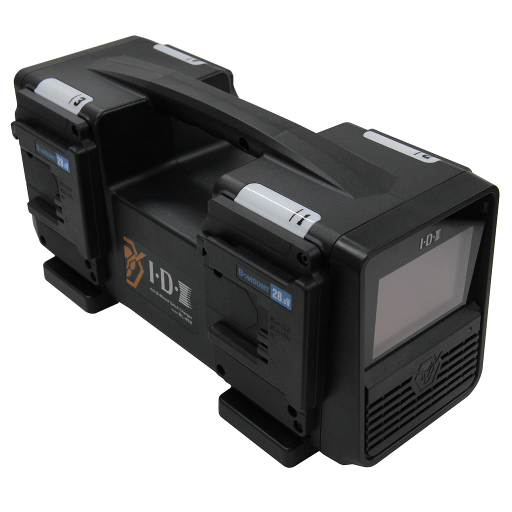 IDX BL-4SX Bマウントバッテリー 4ch同時急速充電器 - 業務用撮影