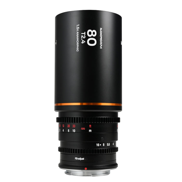 LAOWA LAO0537 Nanomorph 80mm T2.4 1.5x Cine(フレアカラー：アンバー/ニコンZマウント)