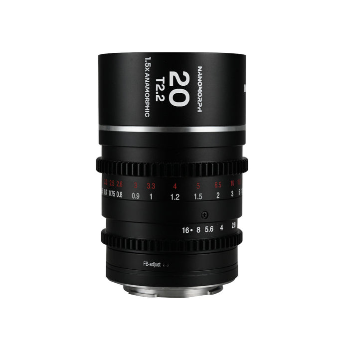 LAOWA LAO0552 Nanomorph 20mm T2.2 1.5x Cine(フレアカラー：シルバー/MFTマウント)