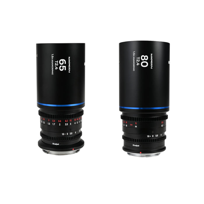 LAOWA LAO0553 Nanomorph 2レンズバンドル(65/80㎜/フレアカラー：ブルー)ソニーEマウント