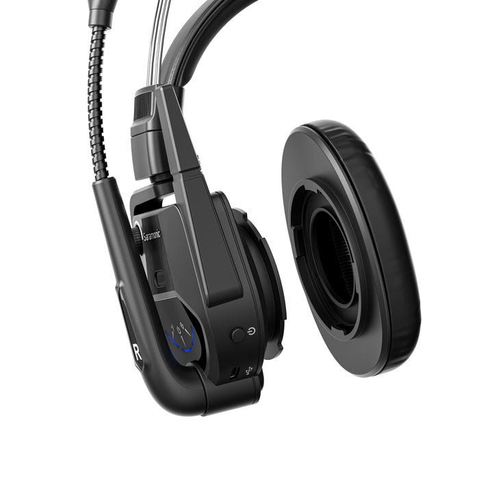 Saramonic 1.9GHz フルデュプレックスワイヤレスインカムシステム WiTalk9 シングルイヤーヘッドセット(6人用/ケース付き)