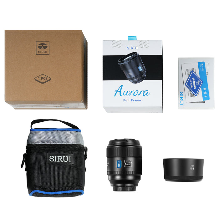 SIRUI AU85-E-JP AURORA 85mm F1.4 フルフレーム オートフォーカスレンズ(Eマウント/ブラック)