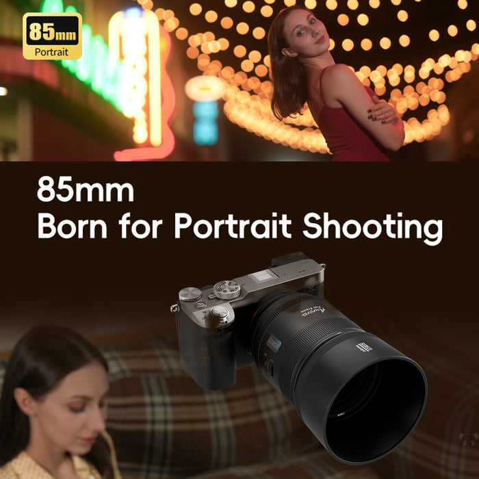 SIRUI AU85-E-JP AURORA 85mm F1.4 フルフレーム オートフォーカスレンズ(Eマウント/ブラック)