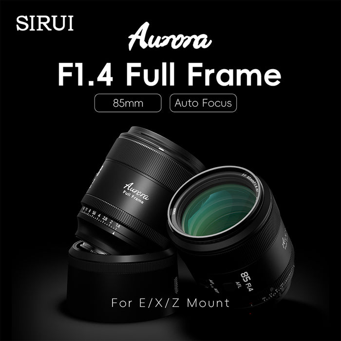 SIRUI AU85-L-JP AURORA 85mm F1.4 フルフレーム オートフォーカスレンズ(Lマウント/ブラック)