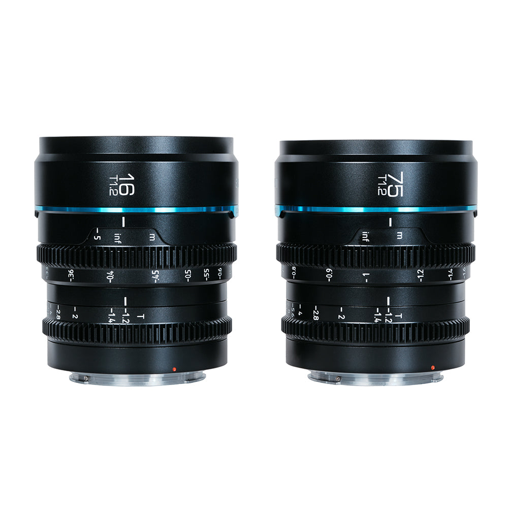 SIRUI MS-2SEB-JP シネマレンズ T1.2 APS-C/S35 2本セット(16/75mm) E