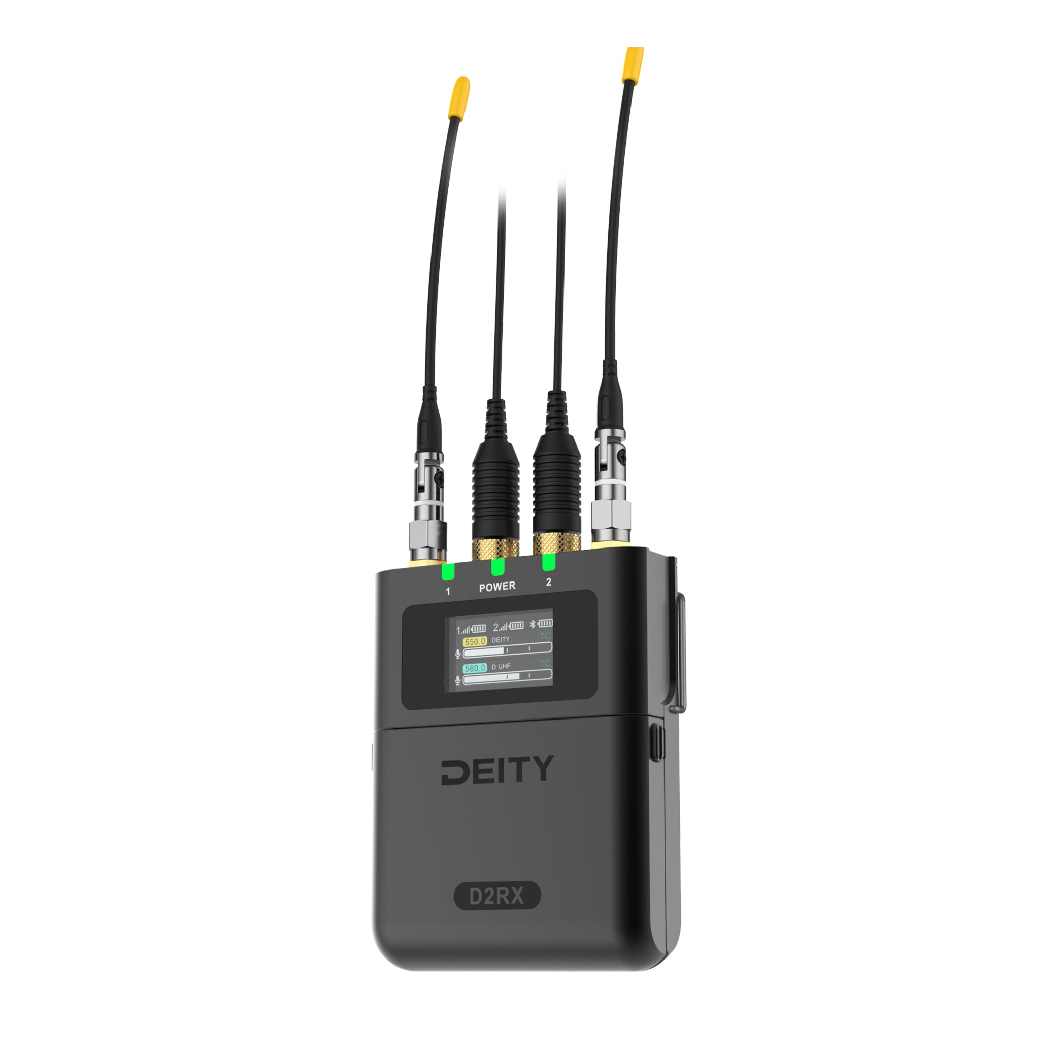 Deity Microphones DTU0253D58 THEOS デジタルワイヤレス(B帯)2ch対応受信機 D2RX