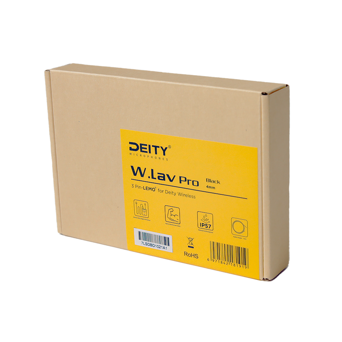 Deity Microphones DTS0302D60 W.Lav Pro (Lemo3ピン/ブラック)