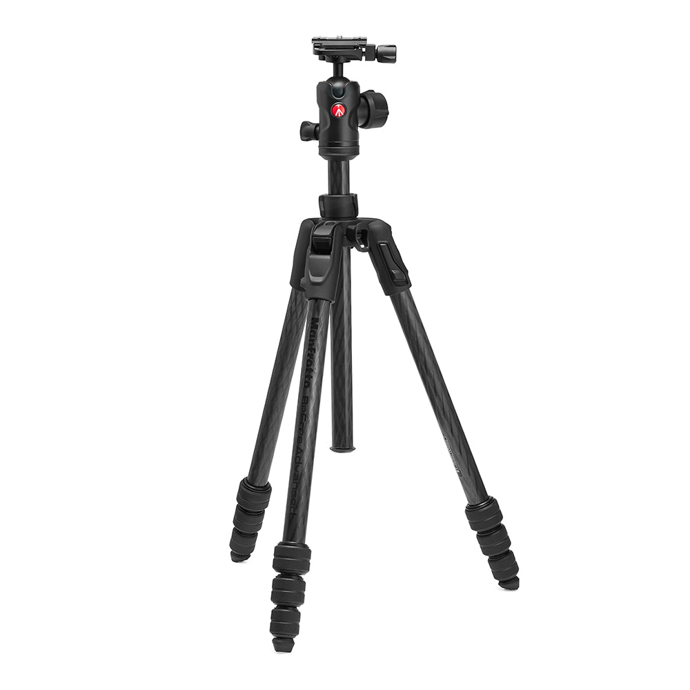 Manfrotto - マンフロット Manfrottoカーボン 三脚 MKBFRTC4-BH Manfrotto MKBFRTC4FB-BH befreeアドバンス AS三脚キット