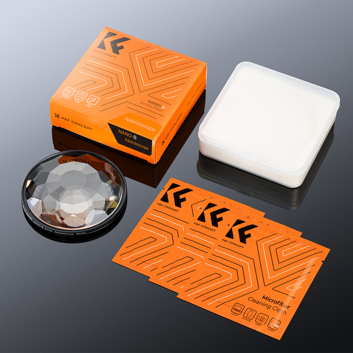 K&F CONCEPT KF-KDS77 万華鏡フィルター 77mm Nano-Bシリーズ(クリーニングクロス 3枚付き)