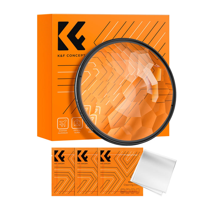 K&F CONCEPT KF-KDS82 万華鏡フィルター 82mm Nano-Bシリーズ(クリーニングクロス 3枚付き)
