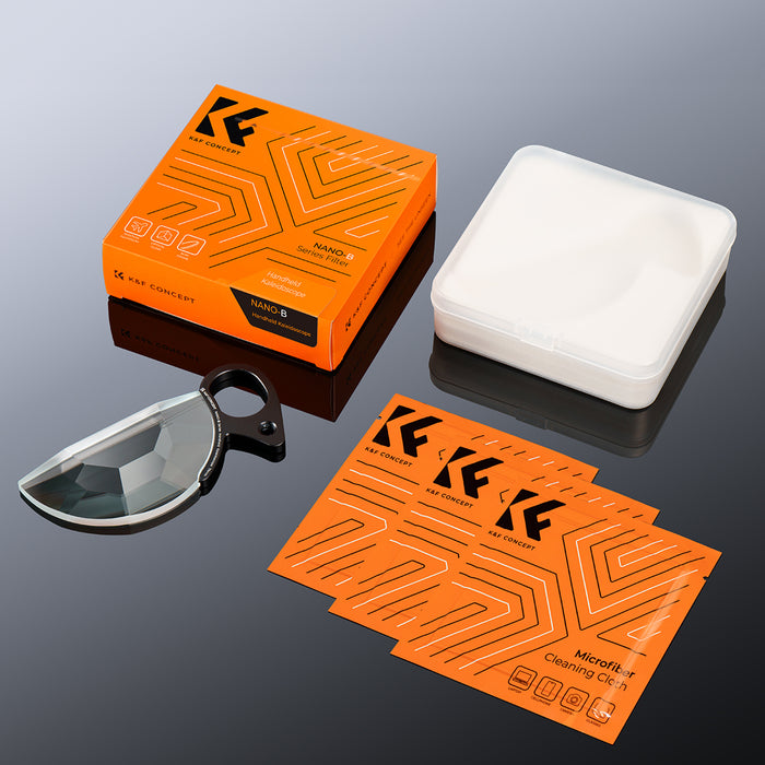 K&F CONCEPT KF-HKDS79 手持ち式 万華鏡フィルター Nano-Bシリーズ(クリーニングクロス 3枚付き)