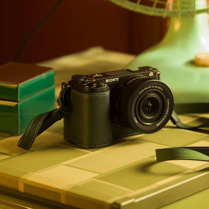 Tilta TA-T69-LCC-GN Leather Camera Case for Sony ZV-E10 II - Green