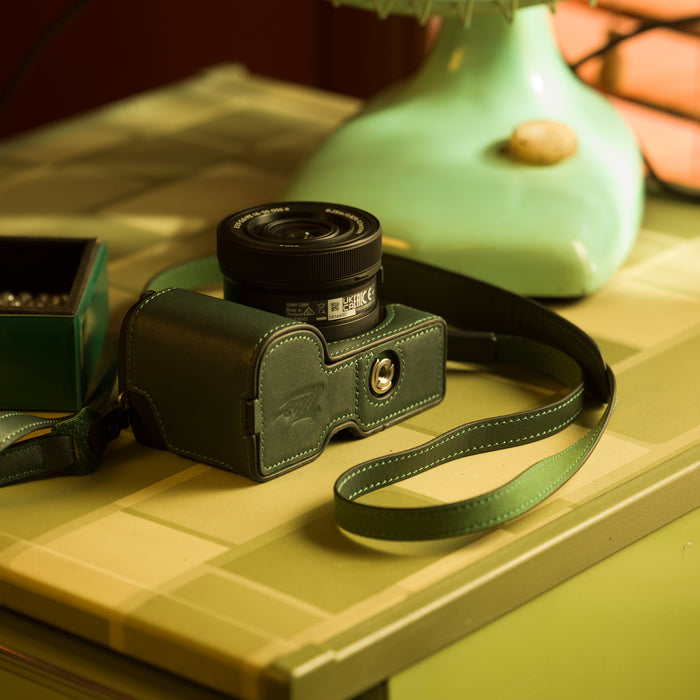 Tilta TA-T69-LCC-GN Leather Camera Case for Sony ZV-E10 II - Green