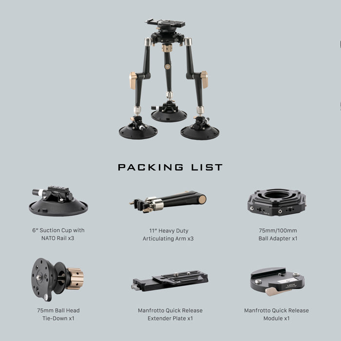 Tilta HDA-T11 Hydra Articulating Car Mounting System