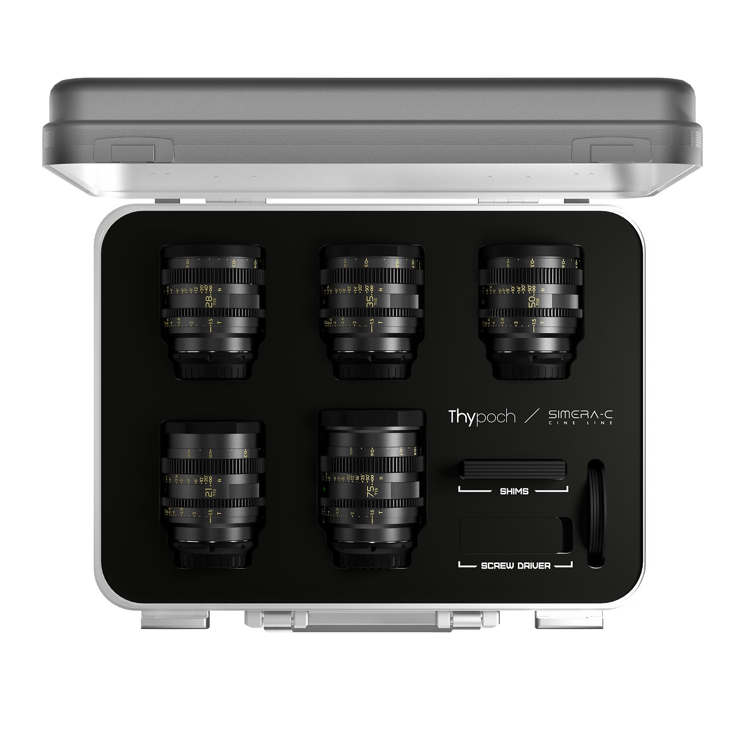 Thypoch シネプライムレンズ Simera-C T1.5 Eマウント 5本セット(21mm