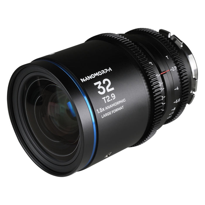 LAOWA LAO0697 Nanomorph 32mm T2.9 1.5X LF(フレアカラー：ブルー/PLマウント/EFマウント)