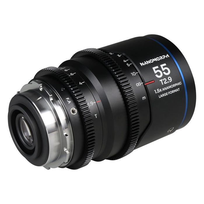 LAOWA LAO0699 Nanomorph 55mm T2.9 1.5X LF(フレアカラー：ブルー/PLマウント/EFマウント)