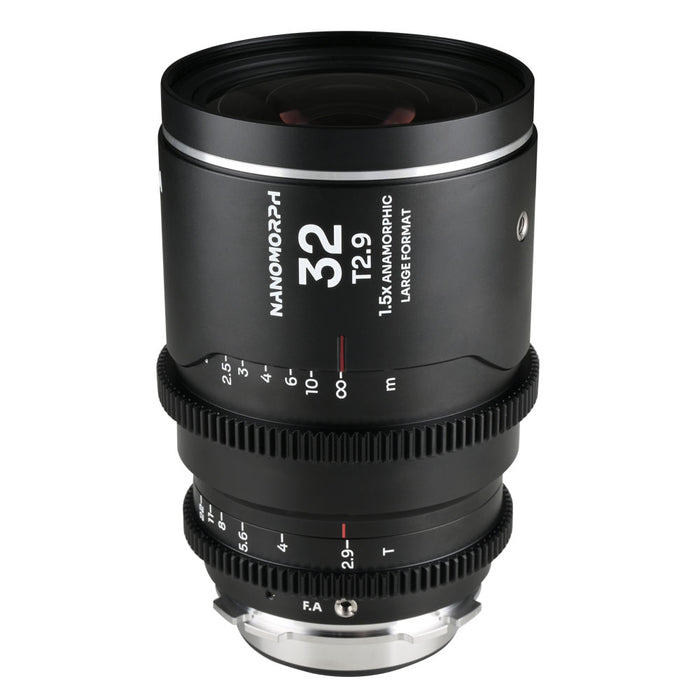 LAOWA LAO0705 Nanomorph 32mm T2.9 1.5X LF(フレアカラー：シルバー/PLマウント/EFマウント)