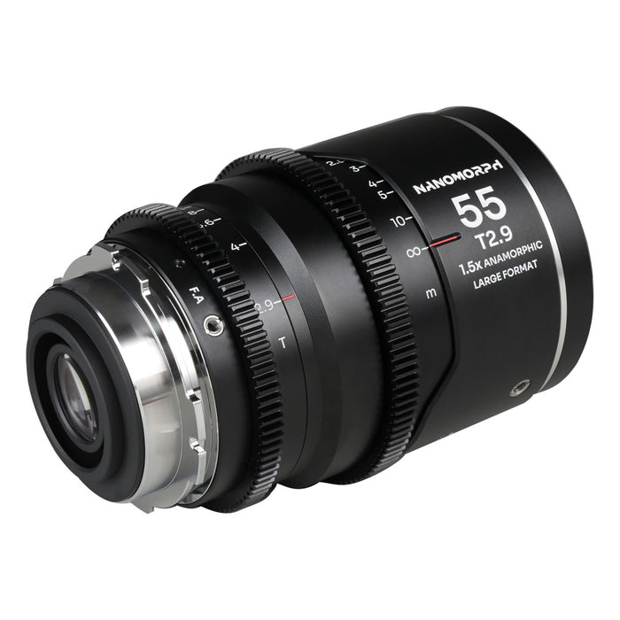 LAOWA LAO0707 Nanomorph 55mm T2.9 1.5X LF(フレアカラー：シルバー/PLマウント/EFマウント)