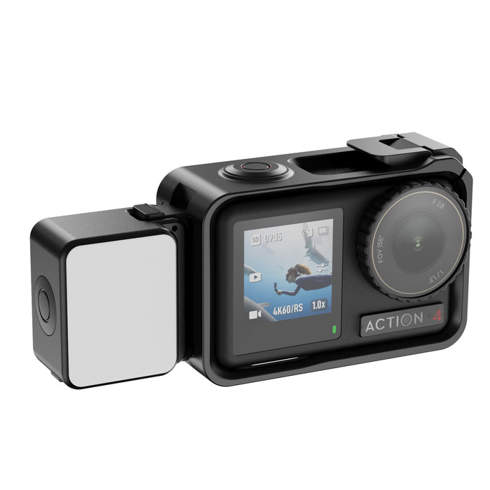 Ulanzi L042GBB1 LM18ミニLEDビデオライト DJI Osmo Action 3/Osmo Action 4/Osmo Pocket 3/Osmo Pocket 4対応