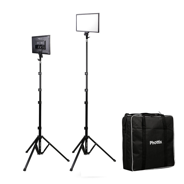Phottix Nuada S3a LED Light Twin kit Set パネル型LEDスタジオライトツインキット(Bluetooth機能搭載)